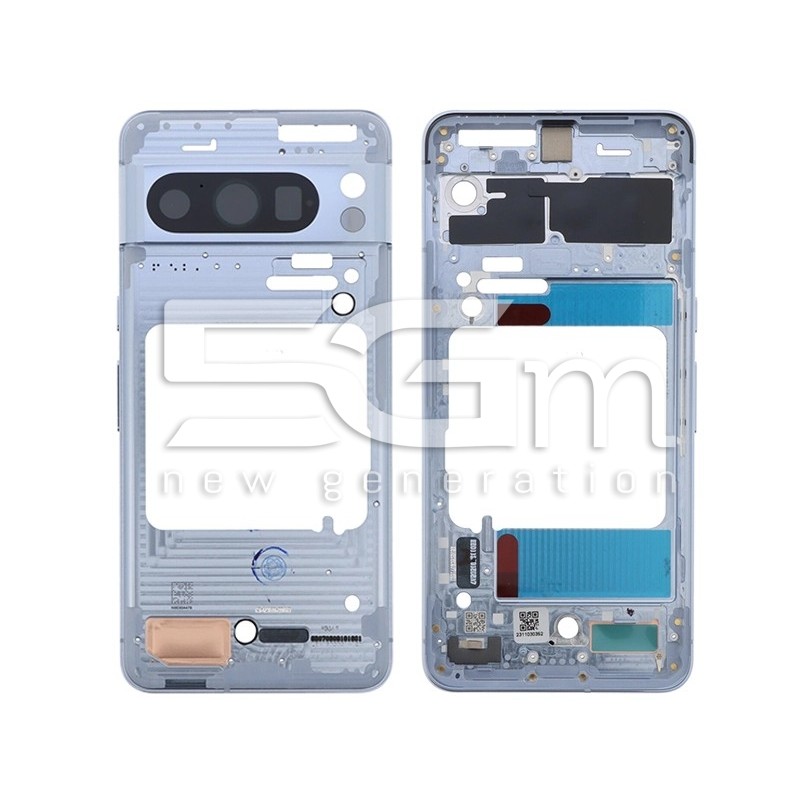 Middle Frame Google Pixel 8 Pro Bay | Telaio Centrale Azzurro