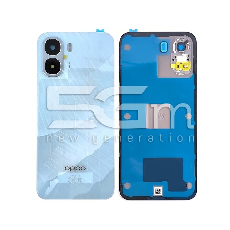 Retro Cover Originale Ice Blue per OPPO A6x 4G - Scocca Posteriore (Ori)
