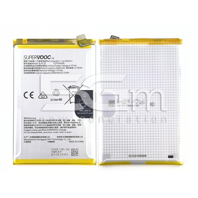 Batteria BLPC23 6000 mAh OPPO A5 4G (Ori) | S.Pack 621035000309