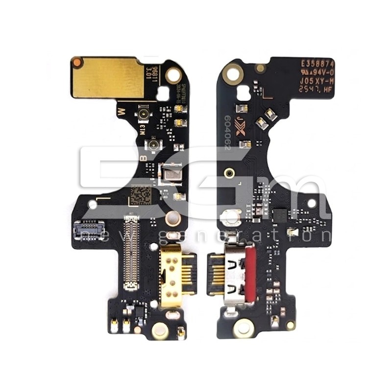 Ladeanschluss + Platine Moto G77 / G67 (Ori) | 5B28C32011