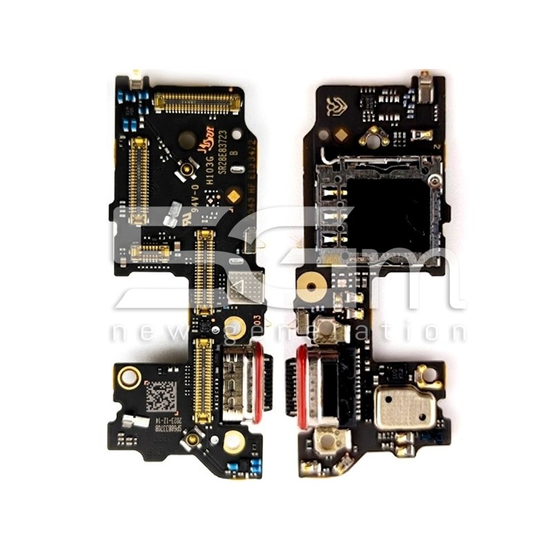Connecteur de Charge + Carte Moto Edge 70 Ultra - Signature (Ori) | 5B28C31906