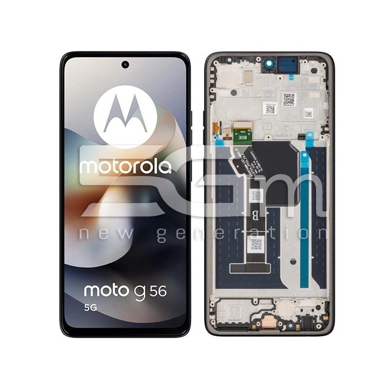 Display + Frame Moto G56 Black Oyster (Ori) | 5D68C30294