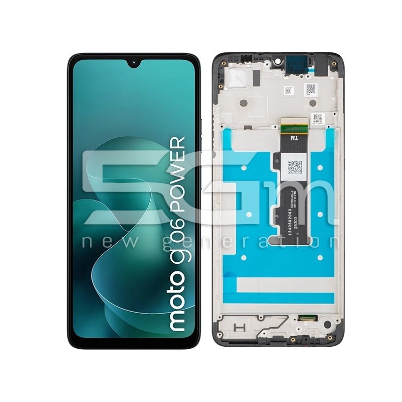 Display + Frame Moto G06 Power Black (Ori) | 5D68C31392