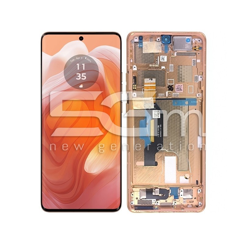 Écran + Châssis Peach Fuzz Motorola Edge 50 Ultra (Ori) | 5D68C24470
