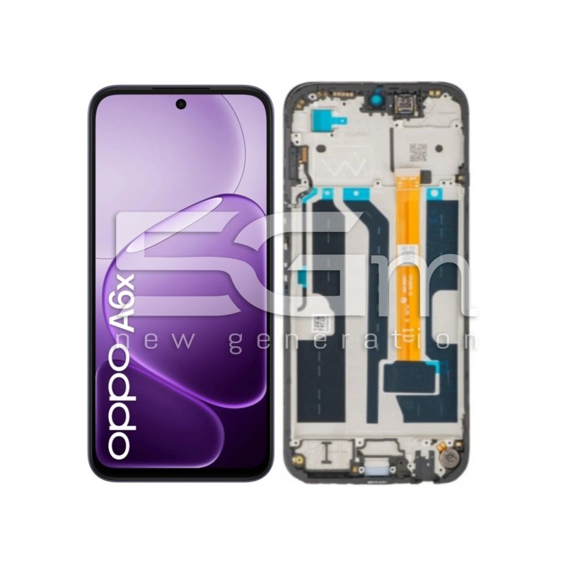 Display Touchscreen + Rahmen Schwarz OPPO A6x 4G Ori | 5G-M.com