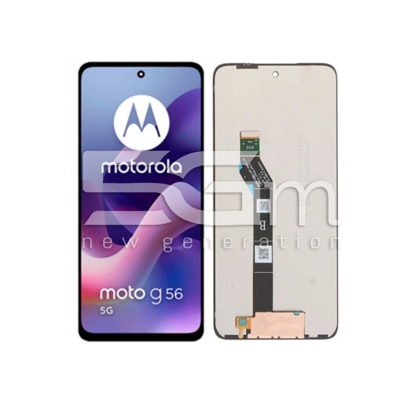 Ecrã Tátil Preto IPS para Motorola Moto G56 | 5G-M.com