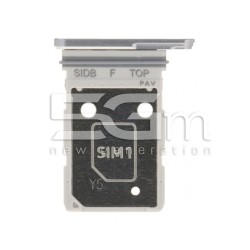 Supporto Dual Sim Silver Shadow Samsung S26 | Ricambio compatibile | 5G-M.com