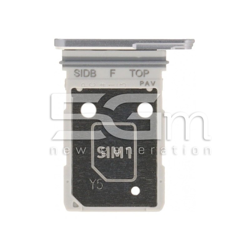 Supporto Dual Sim Silver Shadow Samsung S26 | Ricambio compatibile | 5G-M.com