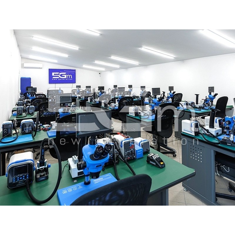 Professzionális Mikrolforrasztó Terem | 20 Forward Állomás | 5G-M.com