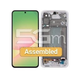 Display Originale Samsung A56 5G A566 Rosa + Frame | 5g-m