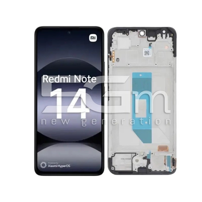 Οθόνη Ori Redmi Note 14 4G Μαύρο + Πλαίσιο | 5g-m.com
