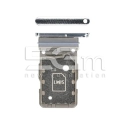 Държач за двойна SIM карта Бял Samsung S21 5G G991 | 5G-M