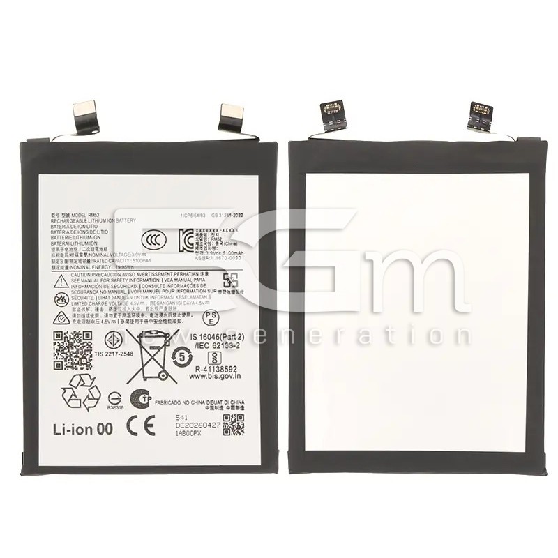 Akku RM52 5100mAh für Motorola Edge 60 Fusion | 5G-M