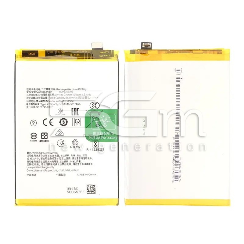 BLPB87 5800mAh Akkumulátor OPPO Reno13 FS 5G-hez | 5G-M