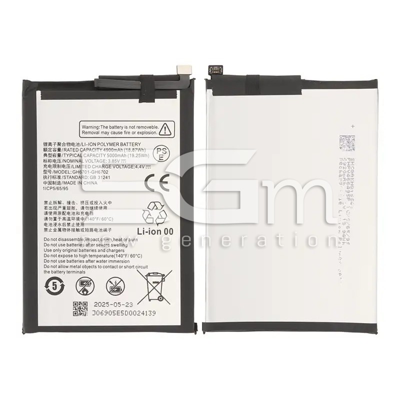 GH6701 5000mAh Akkumulátor ZTE Blade A34/A54/A75-hez | 5G-M