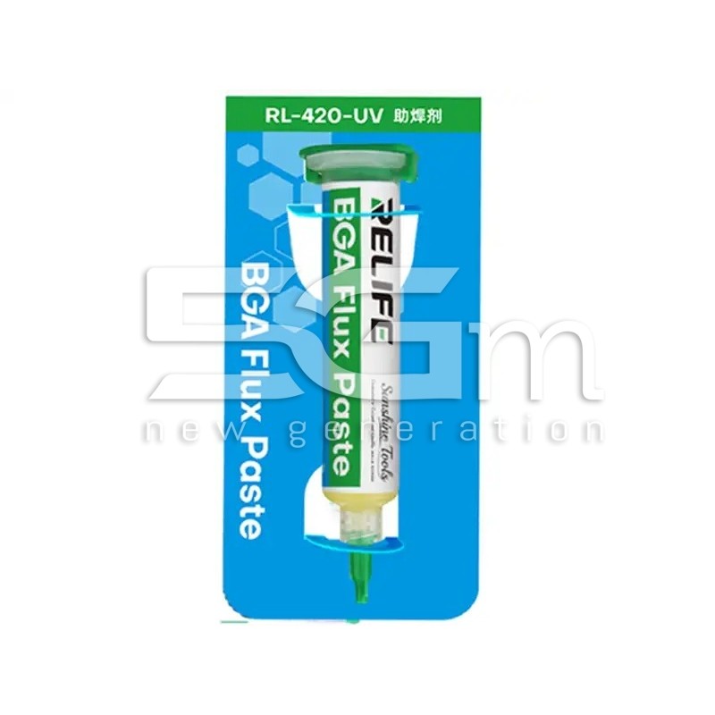 BGA Флюс паста за запояване RELIFE RL-420-UV | 5G-M
