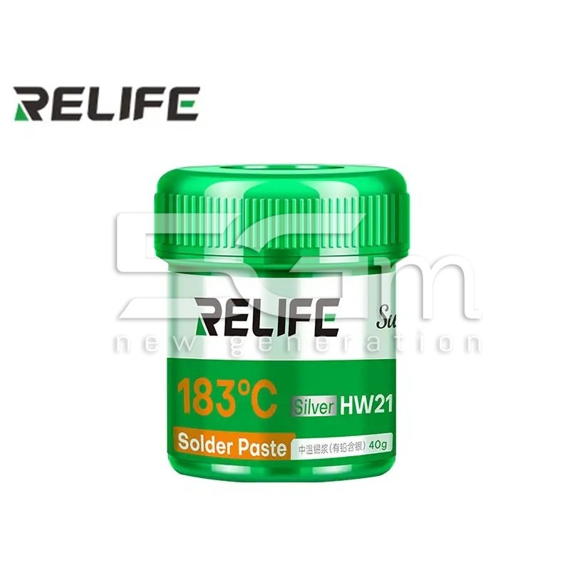 Pâte à Souder RELIFE HW21 183°C Sans Plomb | 5G-M.com