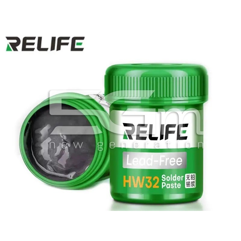 Pasta de Solda Baixa Temperatura 138°C RELIFE HW32 | 5G-M