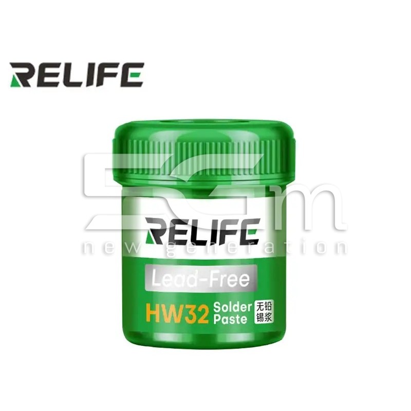 Soldeerpasta Lage Temperatuur 138°C RELIFE HW32 | 5G-M