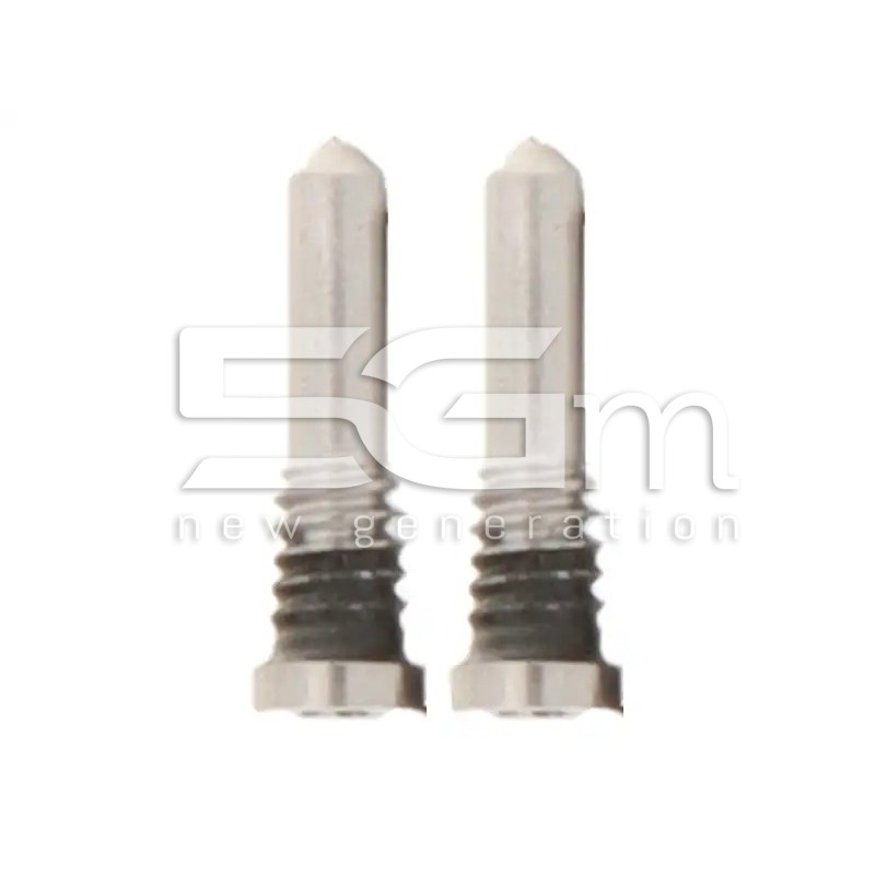 iPhone Air Zárócsavarok Pár (Fehér) | Kompatibilis alkatrész | 5G-M.com