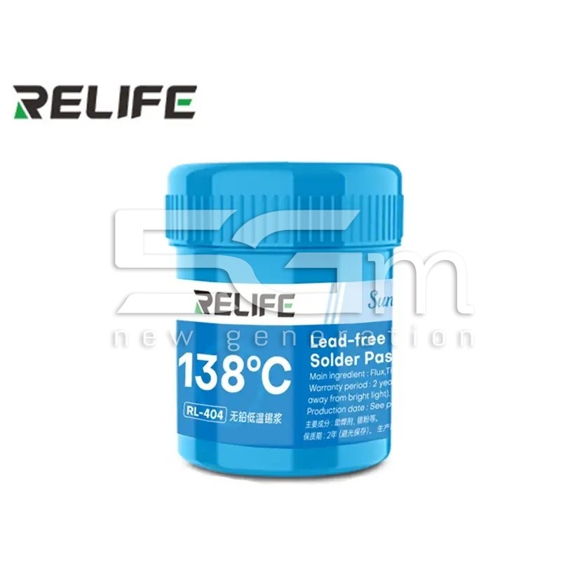 RELIFE RL-404 Soldeerpasta Lage Temperatuur 138°C | 5G-M