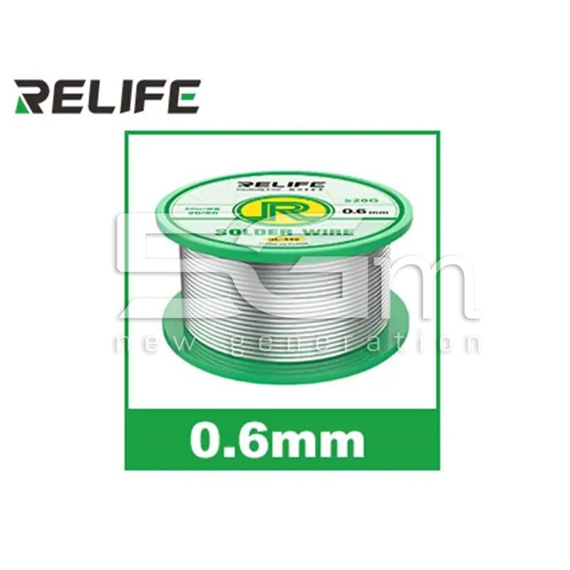 RELIFE RL-440 High Purity Solder Wire 0.6mm 20g | 5G-M