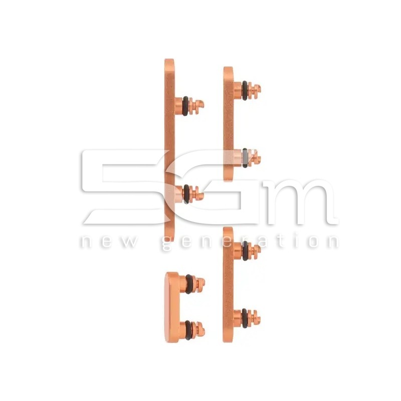 Kit Tasti iPhone 17 Pro/Max Compatibile Arancione Ottima Qualità | 5G-M.com