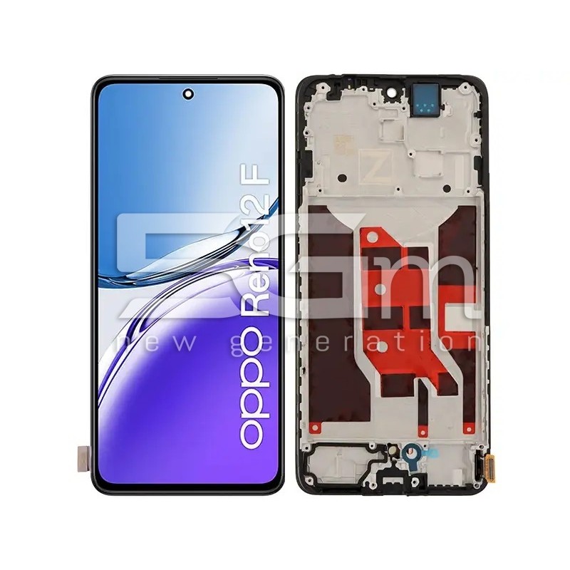 Ecran OPPO Reno12 F 4G Negru Piesă de schimb Ori Demontată | 5G-M.com