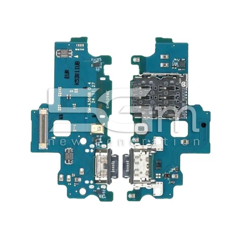 Conetor Carregamento Placa Samsung A36 5G SM-A366 Ori | 5G-M.com