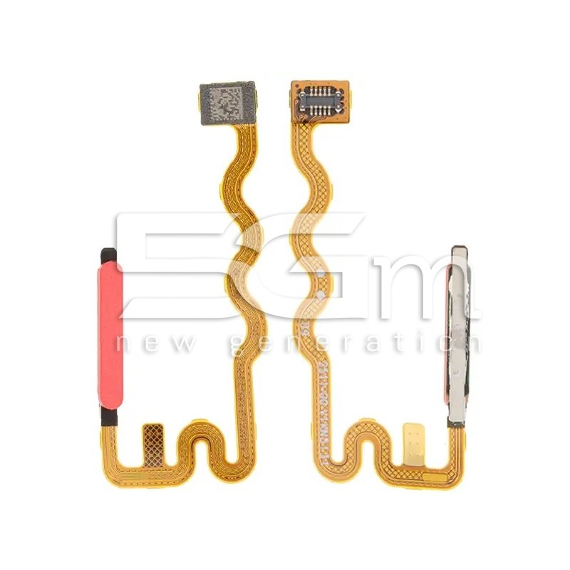 Moto G35 Fingerprint Flex Cable Guava Red Replacement | 5G-M.com