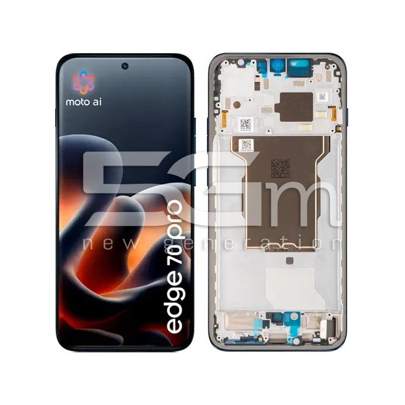 Display Touch Frame Moto Edge 70 Pro Pantone Titan (Ori) | 5G-M.com