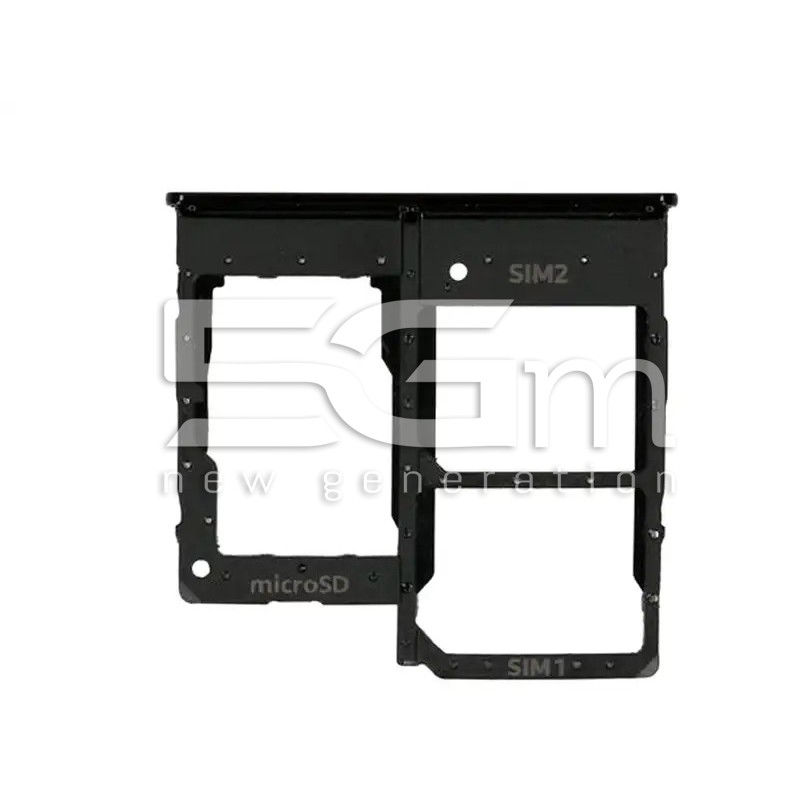 Tiroir Double Carte SIM + Micro SD Noir Samsung SM-A202 A20e | 5G-M