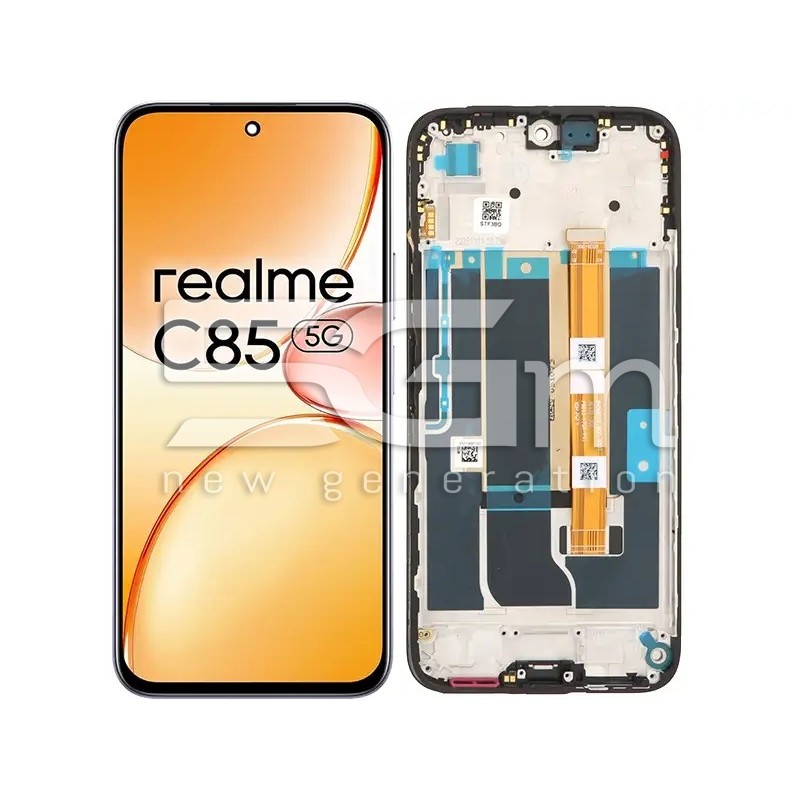 Οθόνη Realme C85 5G (IPS) Μαύρη, Εφάμιλλη Ποιότητα Πρωτότυπης | 5G-M.com