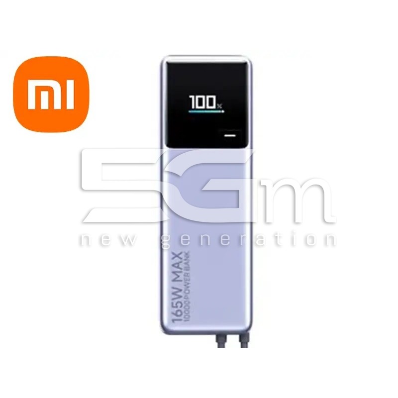 Power Bank Xiaomi 165W 10000mAh com Cabo Integrado | 5G-M.com