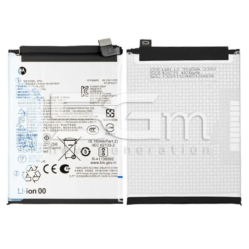 Original Battery SP52 5200 mAh Moto G77 | 5G-M.com