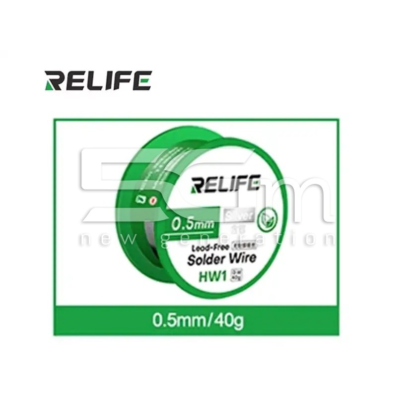 Тел за запояване Relife HW-1 0.5мм Без олово | Едро 5G-M.com
