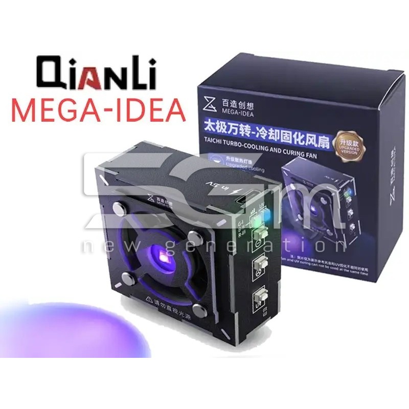 MEGA-IDEA Taichi Turbo Ventoinha e Lâmpada UV 2-em-1 | 5G-M.com