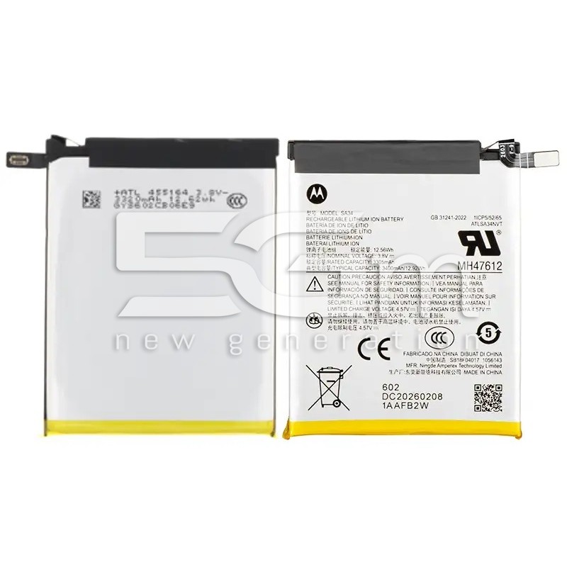 Batterie SA34 3400 mAh pour Moto Razr 70 Plus (Ori) | 5G-M.com