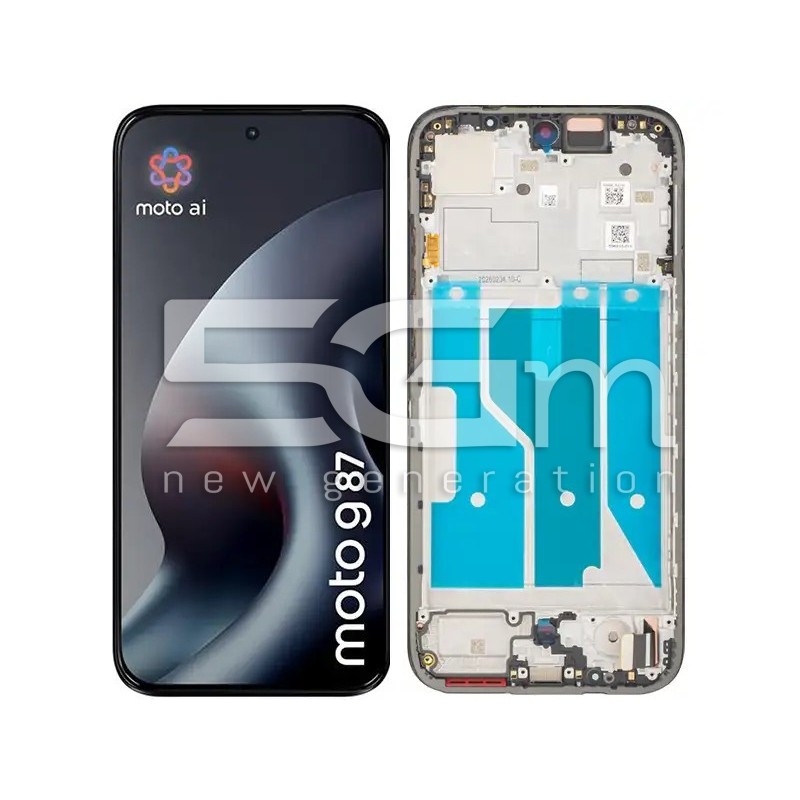 Display Moto G87 Touchscreen met Zwart Frame (Ori) | 5G-M.com