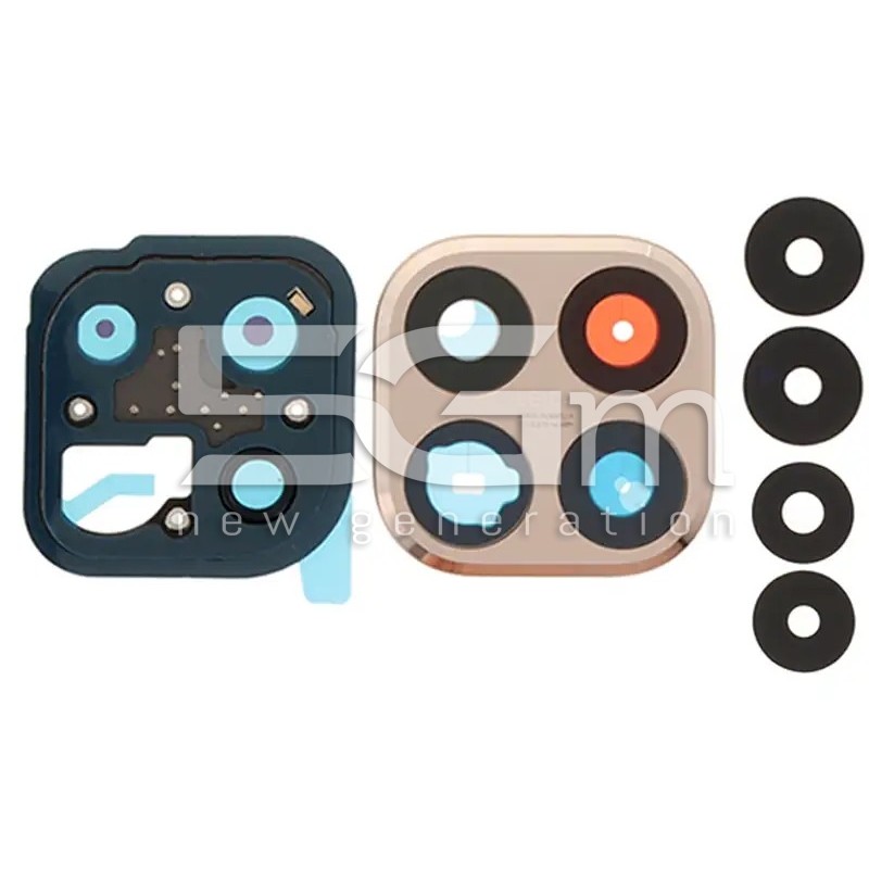 Vetrino Camera + Frame Xiaomi 15T Rose Gold Compatibile | 5G-M.com