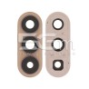 Achtercamera Glas S26+ met Frame Pink Gold - Compatibel | 5G-M.com