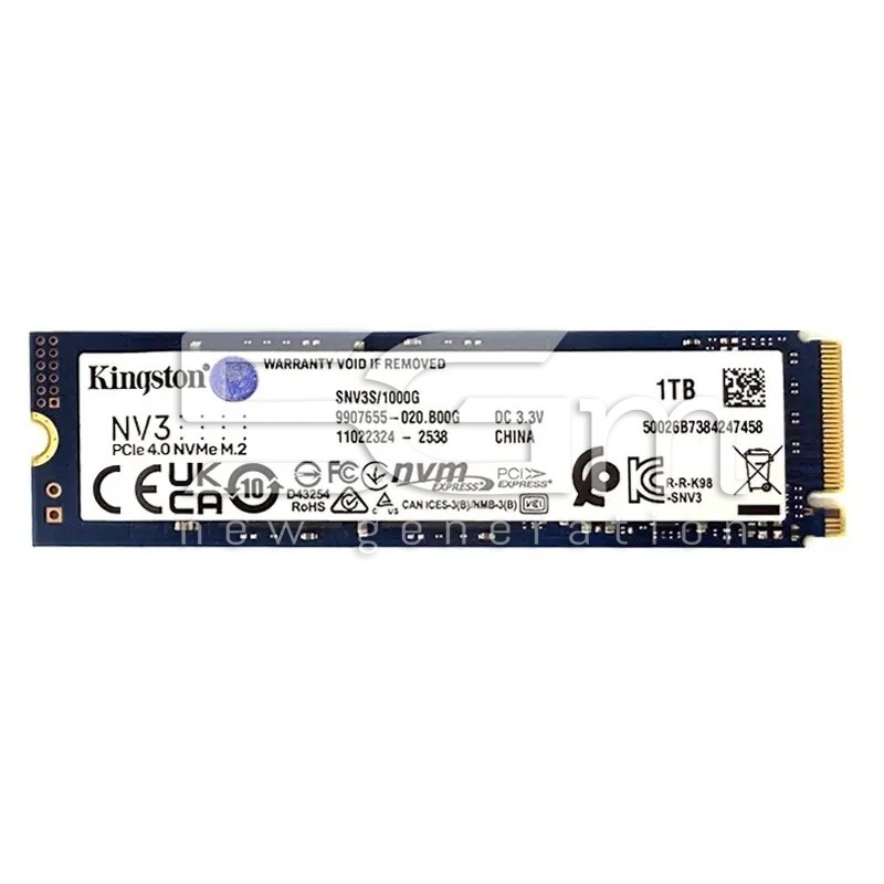 SSD Kingston NV3 M.2 NVMe 1TB Substituição Compatível | 5G-M.com