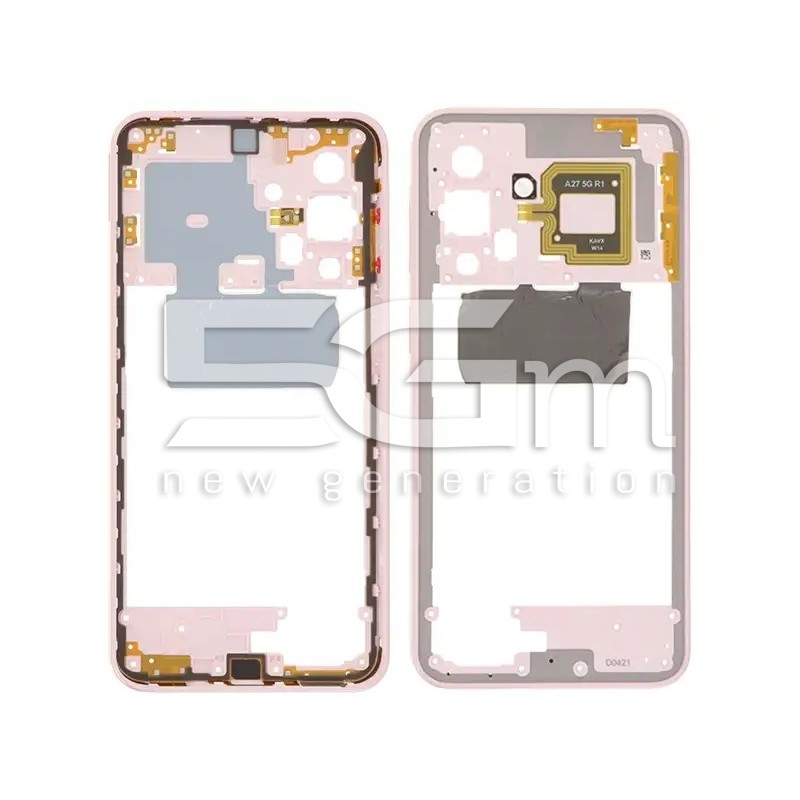 Midden Frame Roze voor Samsung A27 SM-A276 Compatibel | 5G-M.com