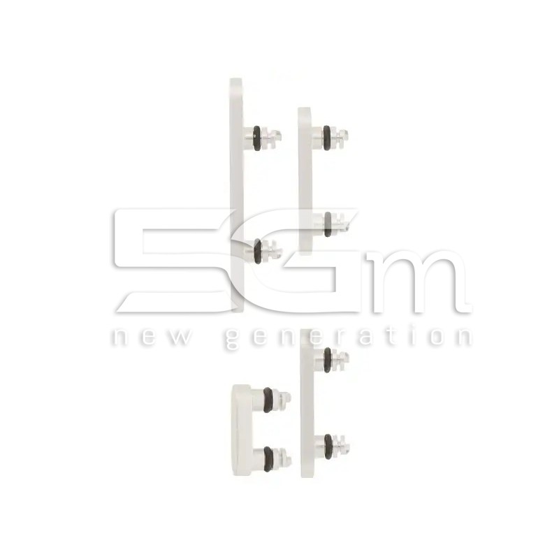 Botones Externos Blancos iPhone 17e Recambio Compatible | 5G-M.com