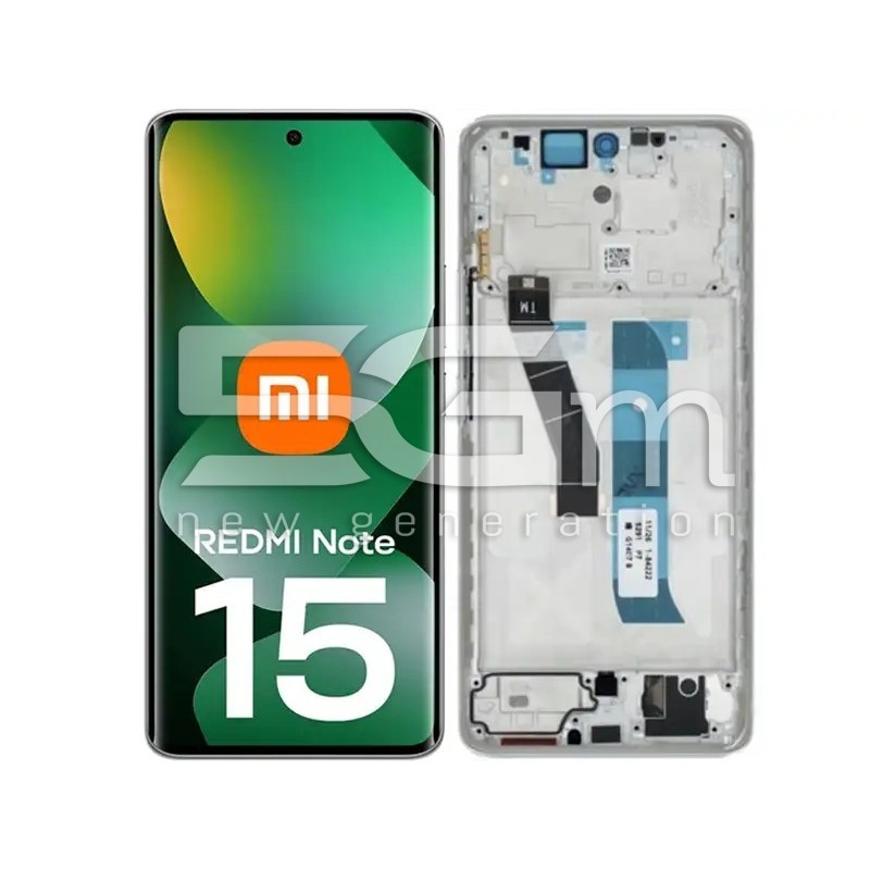 Ecrã Tátil + Aro Verde Floresta Xiaomi Redmi Note 15 4G (Ori)