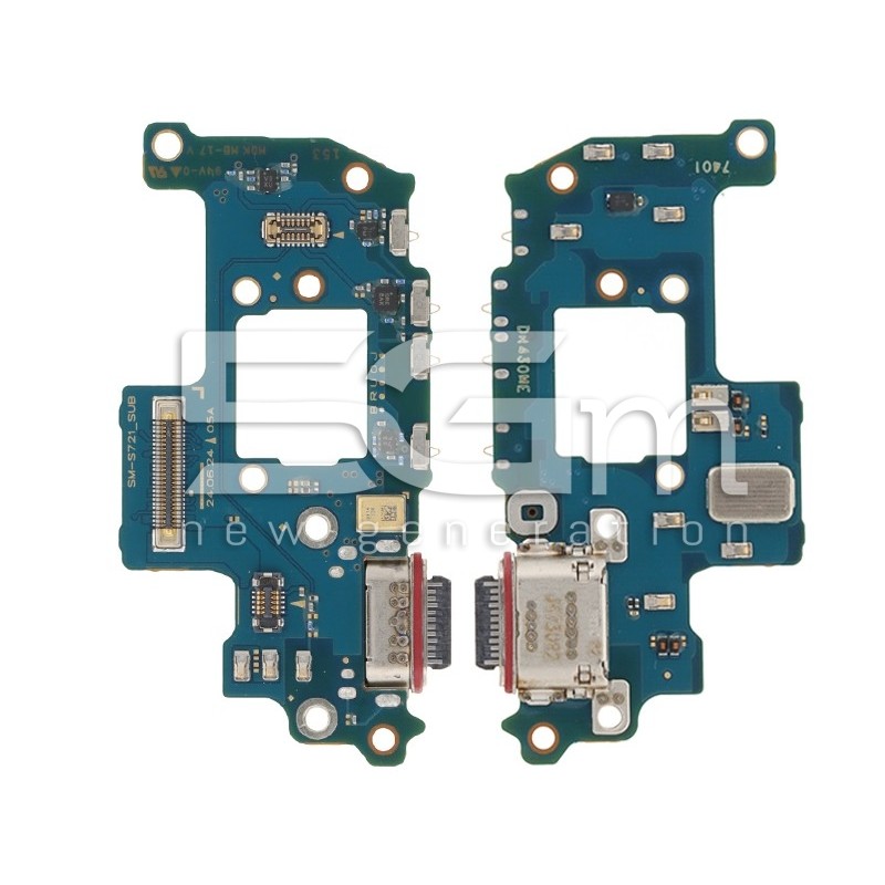 Charging Connector + Board Samsung S24 FE SM-S721 (PULLED) | 5G-M.com
