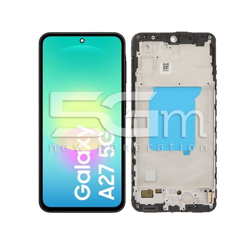Display Touch + Rahmen Schwarz für Samsung A27 (TFT) | 5G-M.com