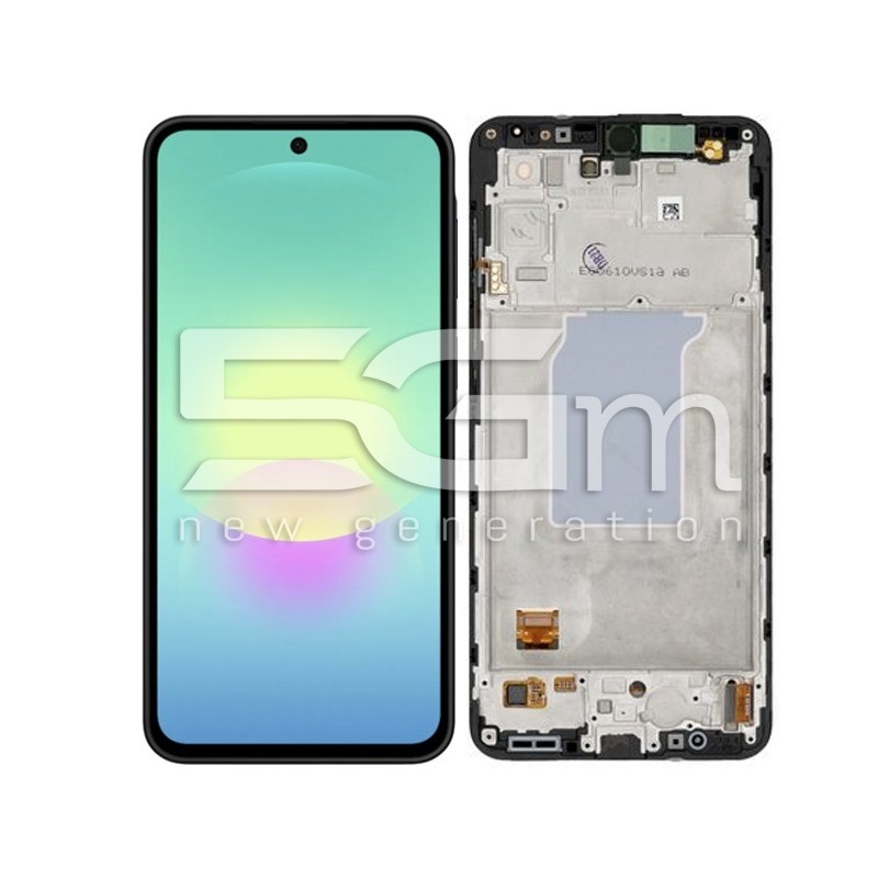 Дисплей Тъч Рамка Samsung A27 SM-A276 Черен (Ori)