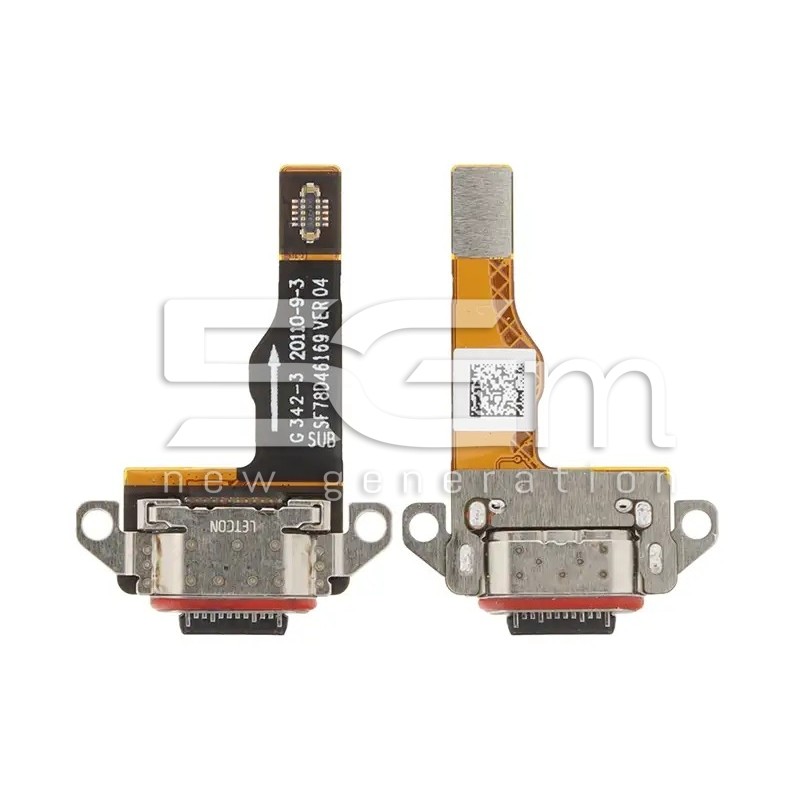 Conector de Carga + Placa Moto Razr 50 Ultra (PULLED) | 5G-M.com
