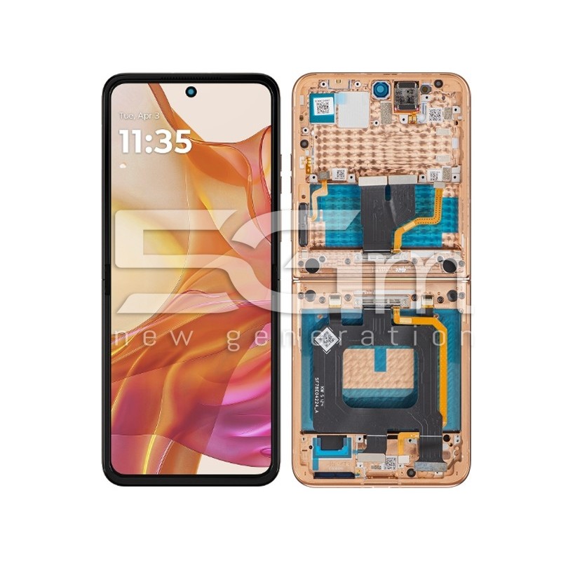 Display Peach Fuzz Moto Razr 50 Ultra (Ori) | 5G-M.com